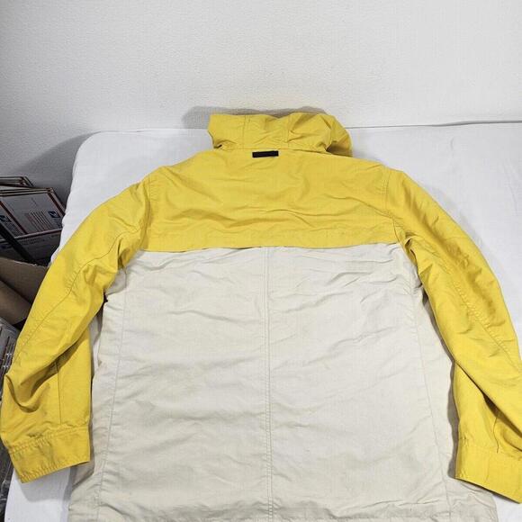 Vintage COACH Mountain Parka Mens Size XL Jacket Beige And Yellow - Picture 2 of 15